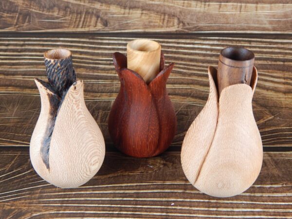 custom tulip bud vases