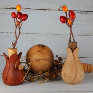 custom tulip bud vases