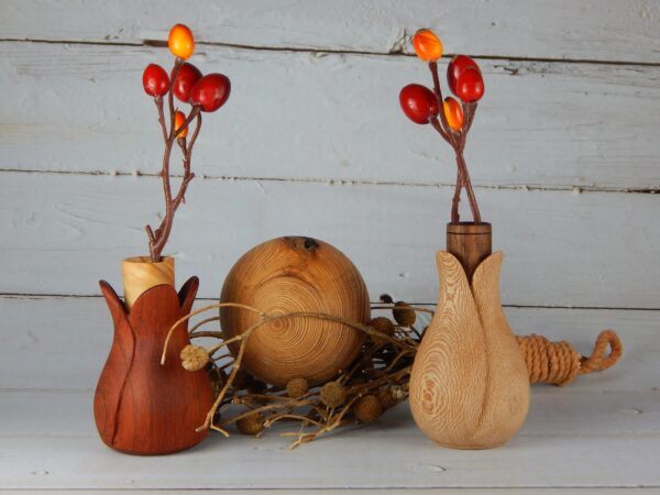 custom tulip bud vases