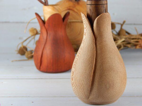 custom tulip bud vases