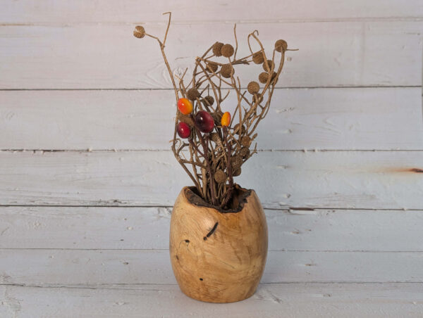 Spalted Maple Pen Holder with Live Edge | Handcrafted Woodworking – JTEgan